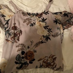 Charlotte Russe off the shoulder floral top